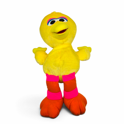 Peluche Jumbo Vintage Big Bird (Abelardo) Plaza Sésamo Sesame Street  aprox 70 cms