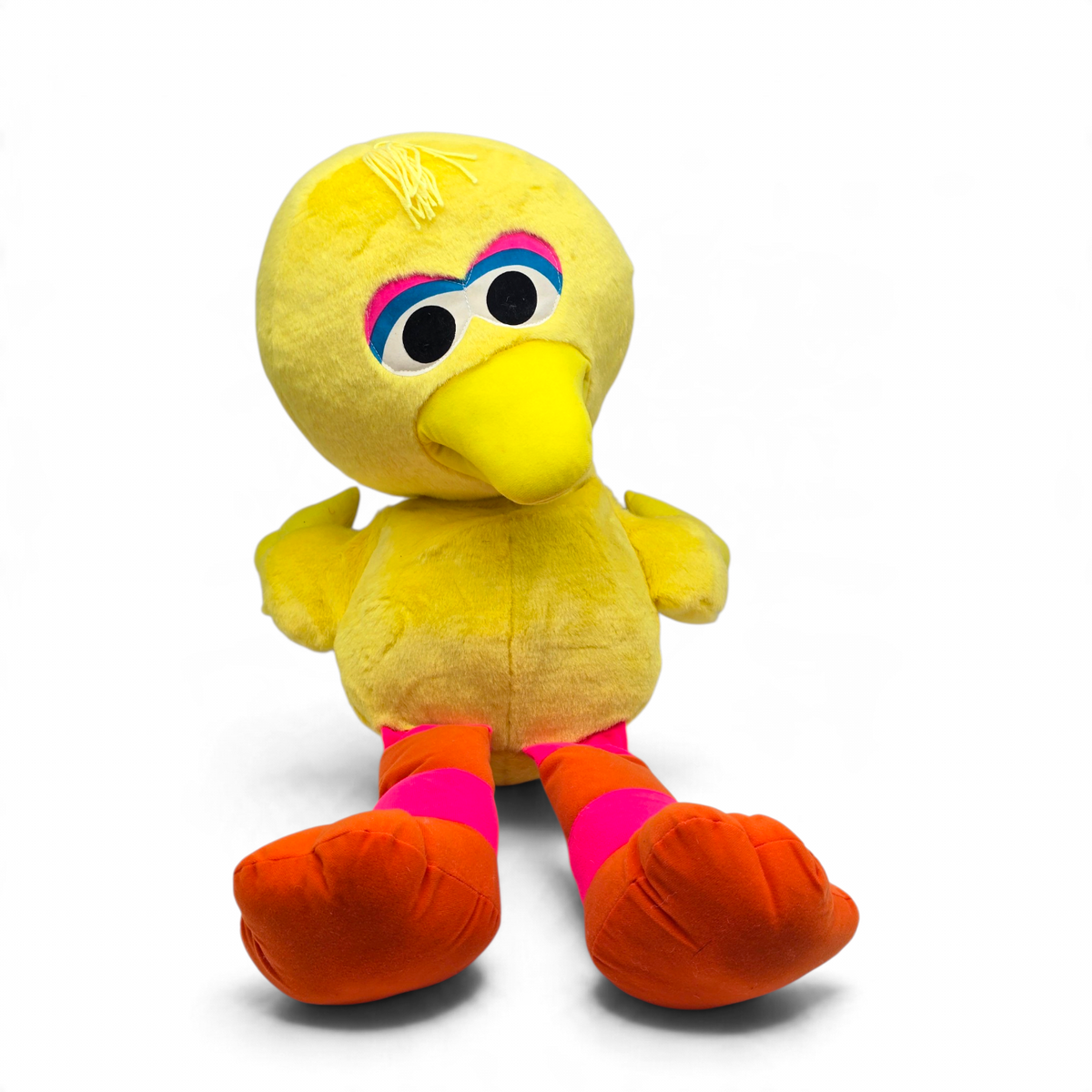 Peluche Jumbo Vintage Big Bird (Abelardo) Plaza Sésamo Sesame Street  aprox 70 cms