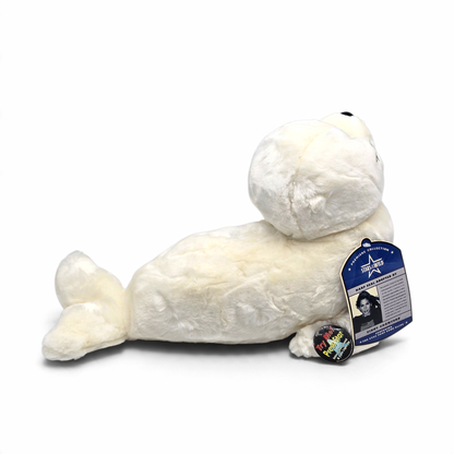 Peluche Foca Arpa Gigante Stars in the Wild Premiere Collection adoptada por Cindy Crawford Vintage año 2000 Nueva Funcionando aprox 38 cms