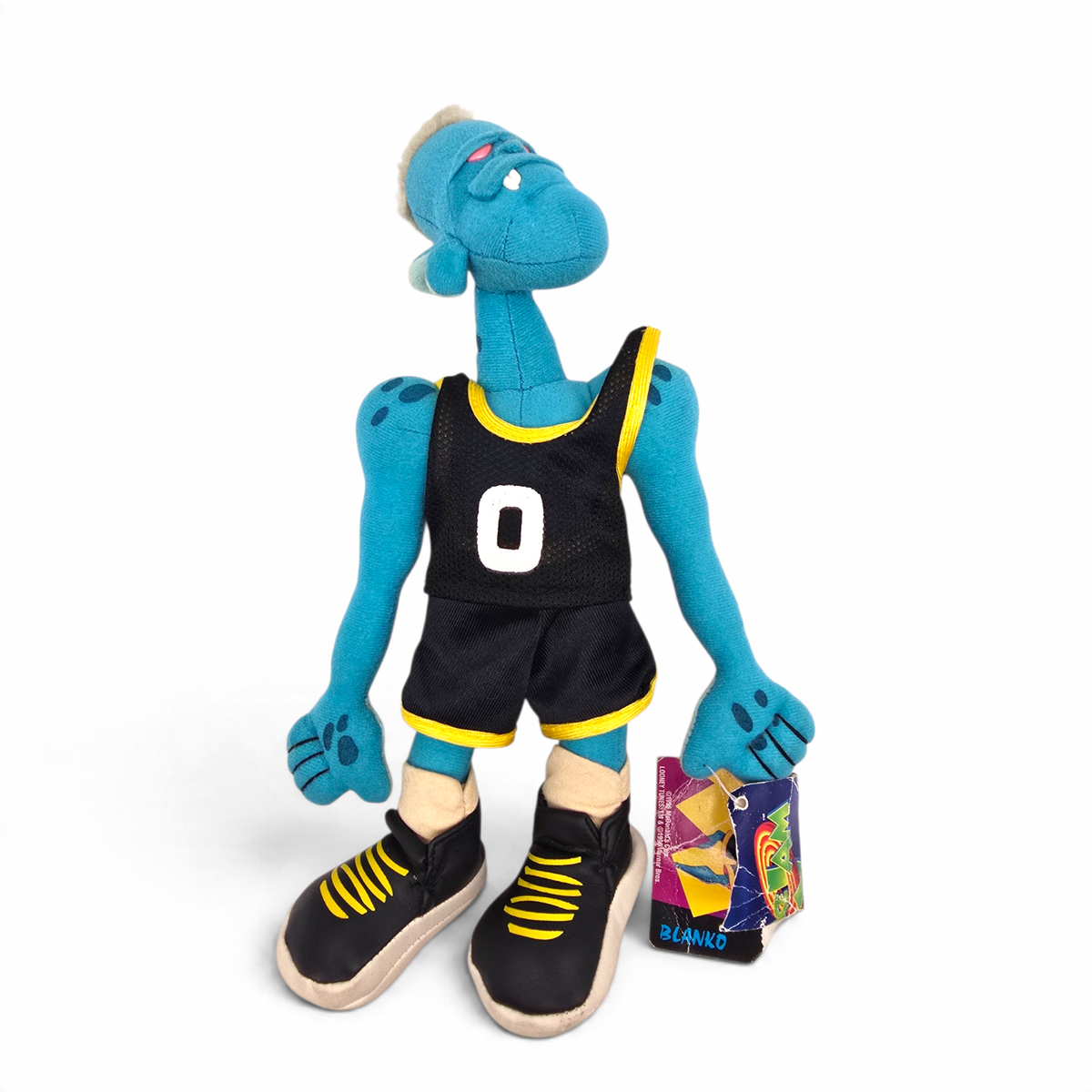 Peluche Vintage Space Jam Blanko (Monstar) año 1996 Nuevo aprox 26 cms