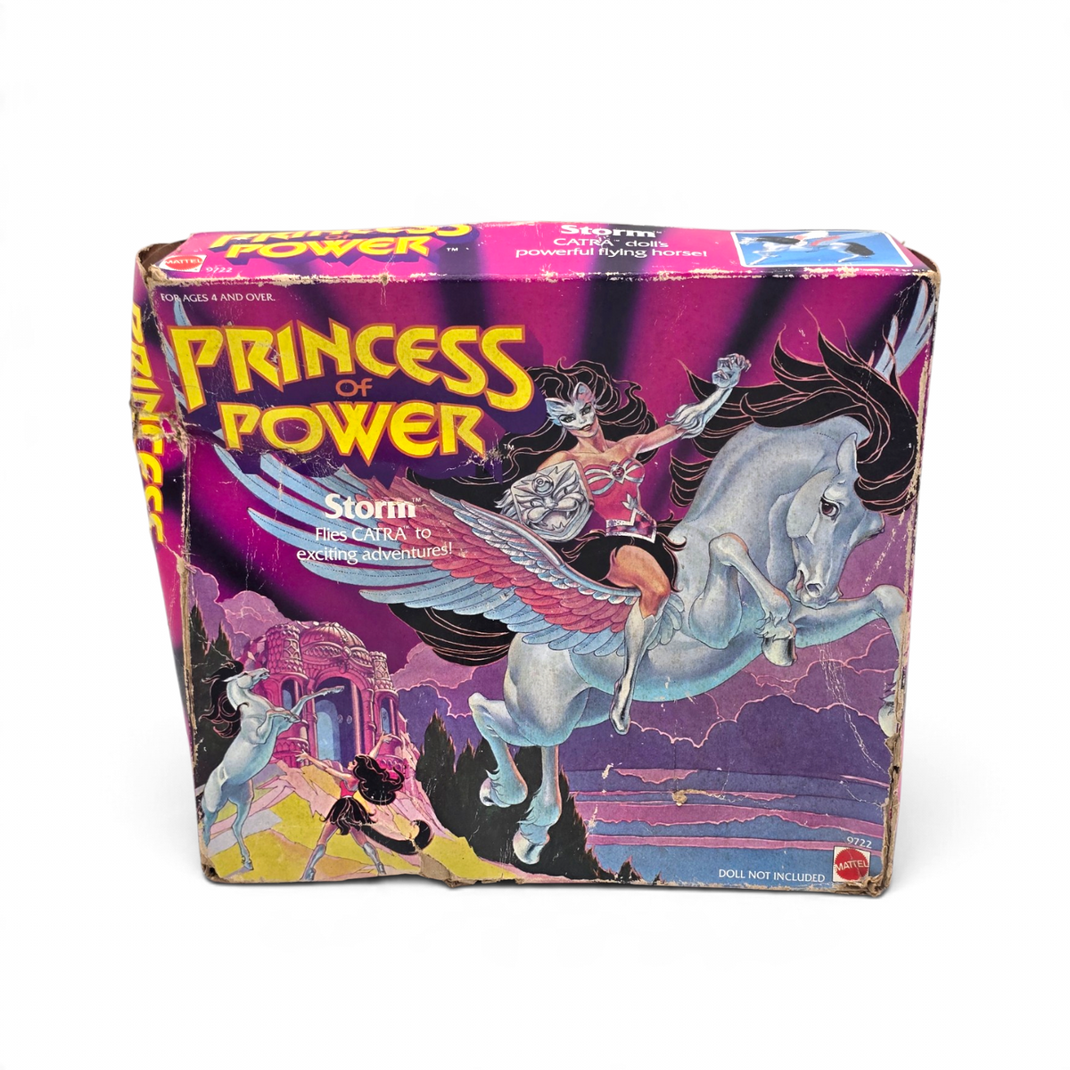 Storm Caballo Catra She-ra Motu He-man Vintage 1984 Mattel (Caja Maltratada con muchos detalles y un agujerito. Ver fotos)