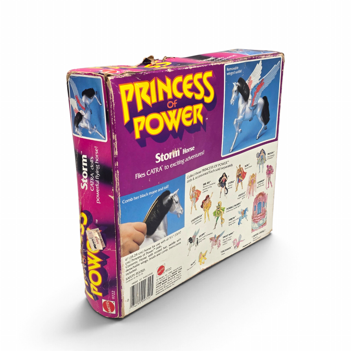Storm Caballo Catra She-ra Motu He-man Vintage 1984 Mattel (Caja Maltratada con muchos detalles y un agujerito. Ver fotos)