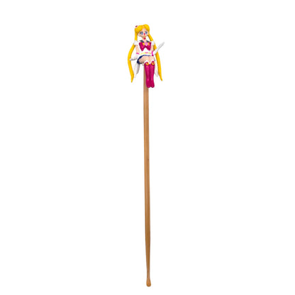 Mimikaki Japonés (Rasca Orejas) Sailor Moon Vintage Nuevo - Palito de Colección con Figura / Agitador 🍸Sailor Moon
