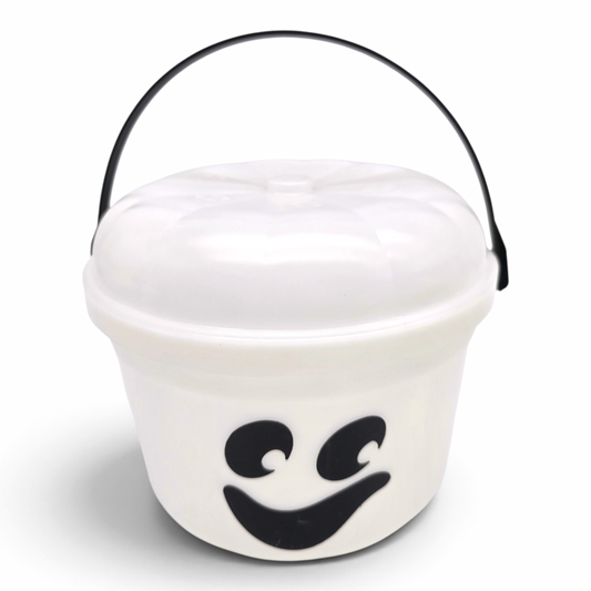 Cubeta McDonald's Happy Meal Vintage 💕 Pre-Loved Segunda Mano Boo Bucket / Pail Fantasma #16 transparent