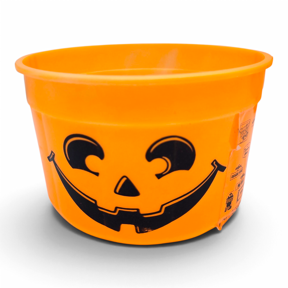 Cubeta McDonald's Happy Meal Vintage 💕 Pre-Loved Segunda Mano Boo Bucket / Pail Calabaza Neón sin Tapa #25