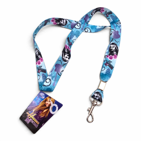 Lanyard Portagafete Portallavero Portatarjetas Porta Identificación Vintage Hannah Montana Nuevo