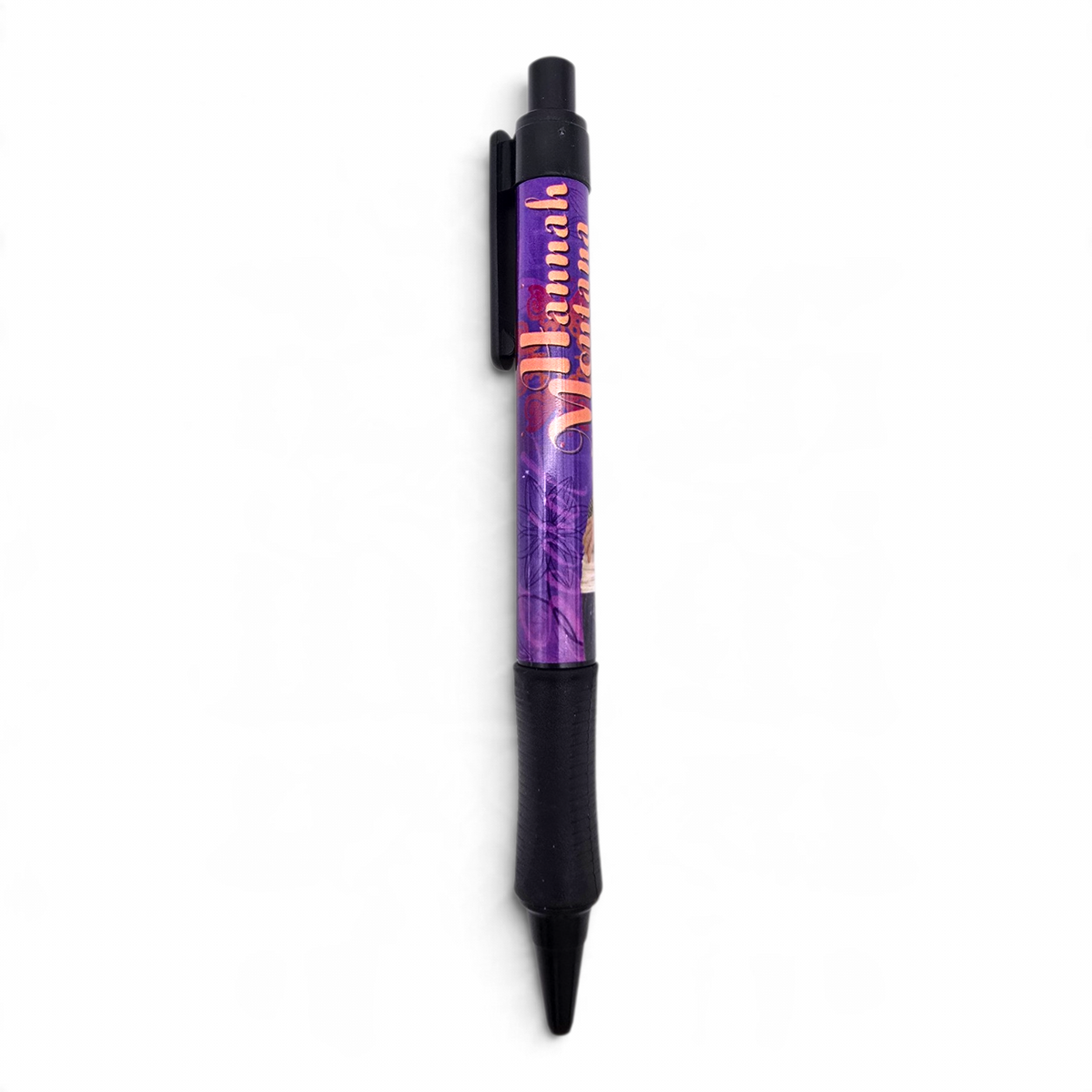 Pluma Hannah Montana Vintage Nueva Morada (podría no pintar por la edad, se le puede cambiar el cartucho)