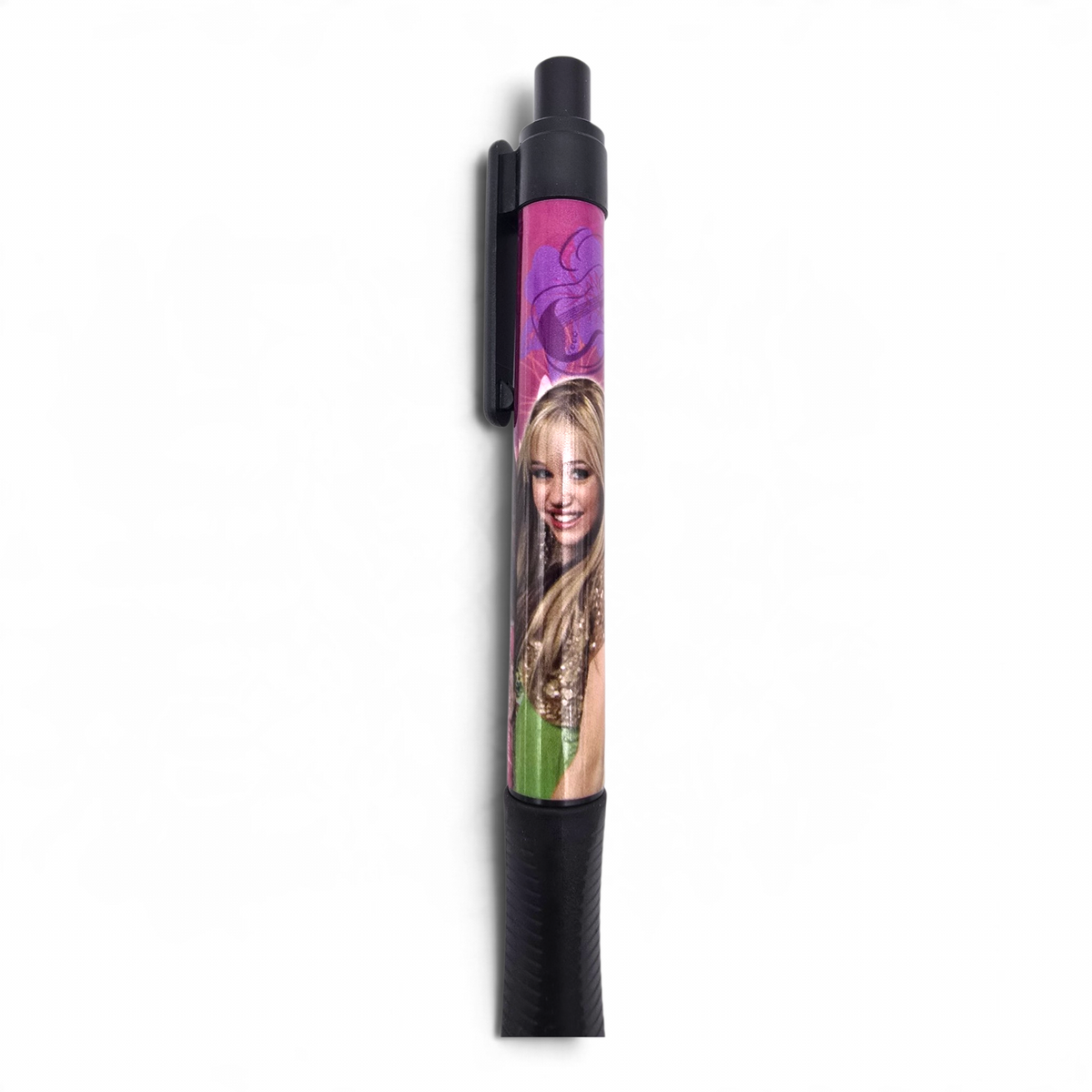 Pluma Hannah Montana Vintage Nueva Rosa (podría no pintar por la edad, se le puede cambiar el cartucho)