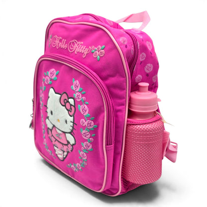 Mini Mochila Backpack Hello Kitty Bailarina con Termo Sanrio Original Año 2004 Vintage Nueva 30x23 cms aprox