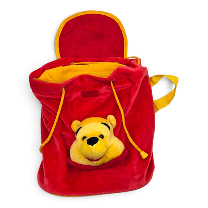 Mini Mochila Backpack de Peluche Winnie Pooh Disney Vintage Nueva 24x20 cms aprox