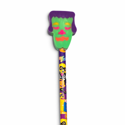 Lisa Frank Lápiz Halloween Frankenstein - acercamiento