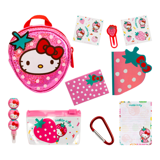 Real Littles Hello Kitty and friends mini mochilita con mini accesorios de papeleria