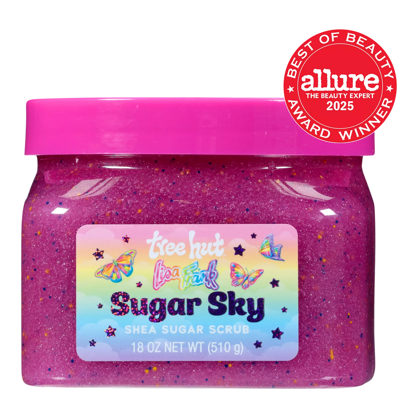 Tree Hut Lisa Frank Body Scrub Sugar sky Guayaba, plátano, Almizcle