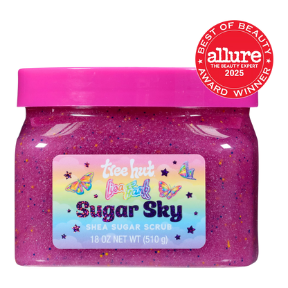 Tree Hut Lisa Frank Body Scrub Sugar sky Guayaba, plátano, Almizcle