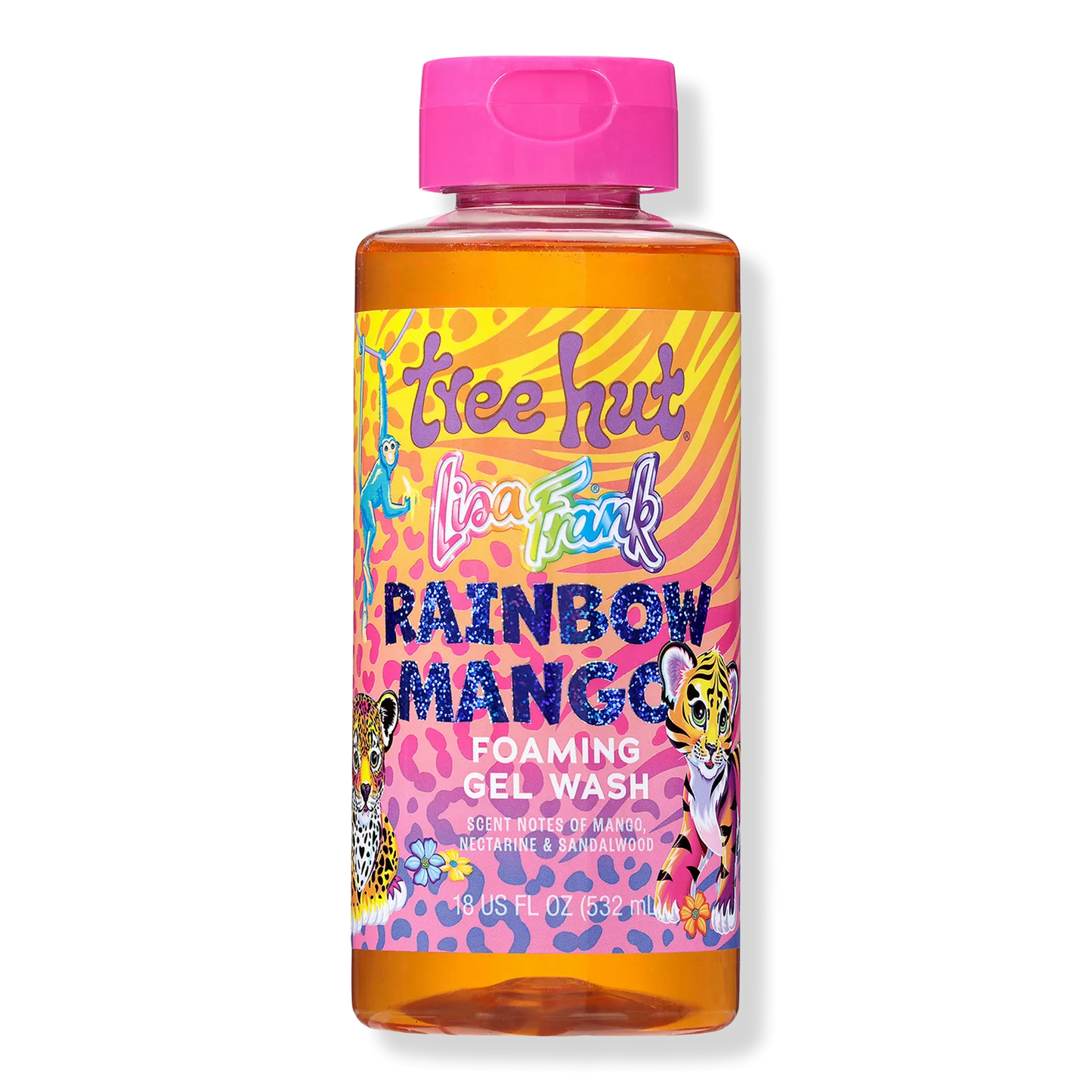 Tree Hut Lisa Frank Body wash Rainbow Mango. Nectarines, Sándalo Y Mango