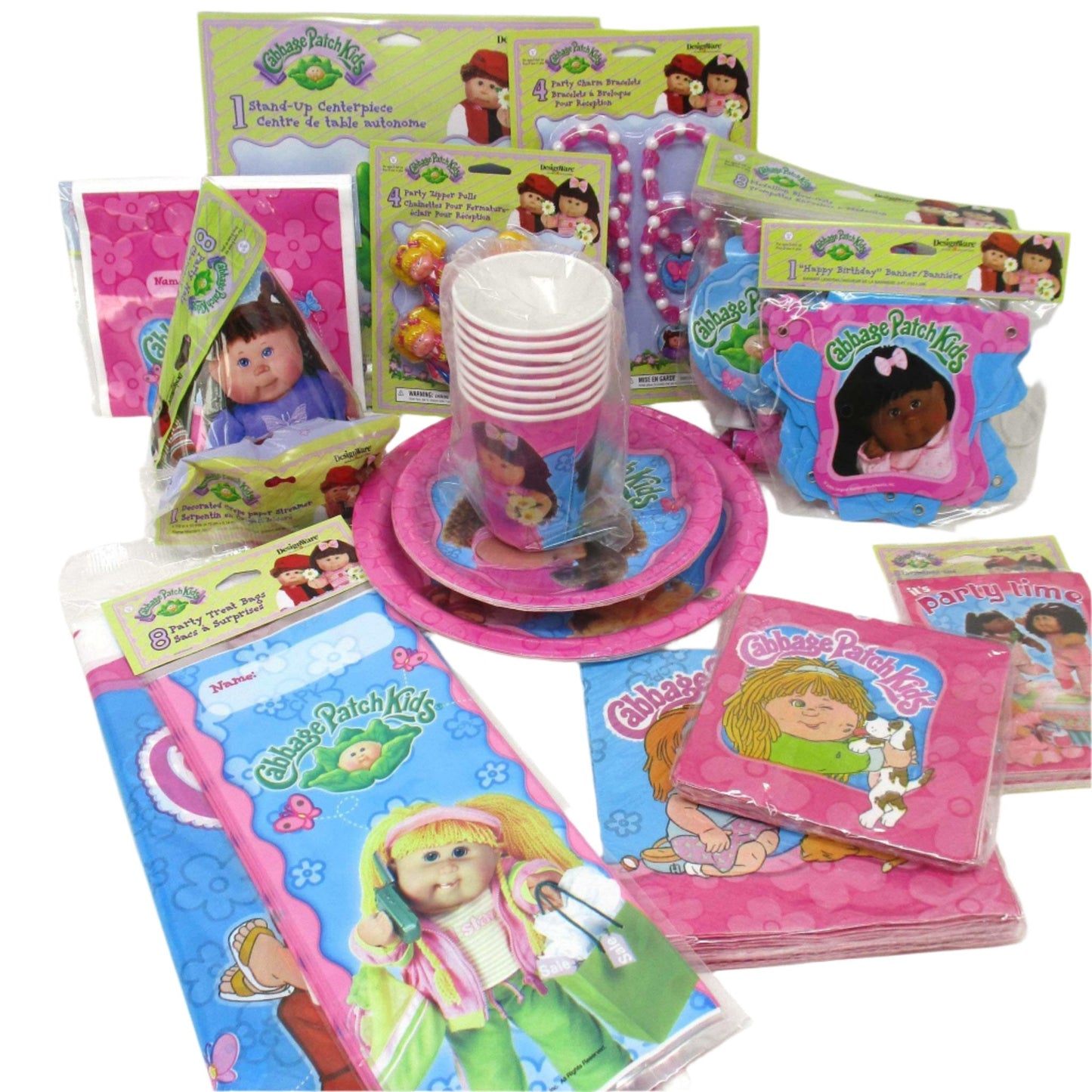 Cabbage Patch set de decoración de fiesta 8 pax