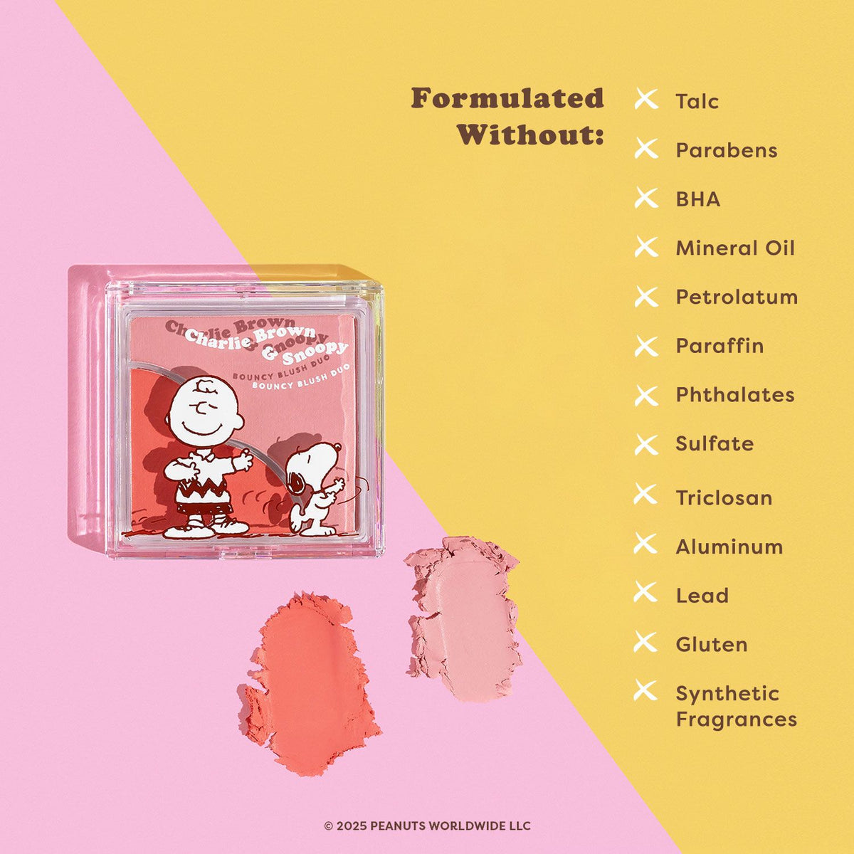 ⚠️ PREVENTA Maquillaje Snoopy Peanuts 75 aniversario blush duo