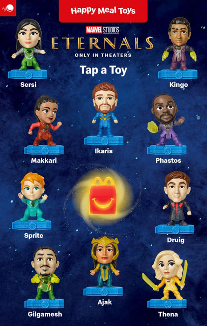 McDonald's Happy Meal año 2021 The Eternals