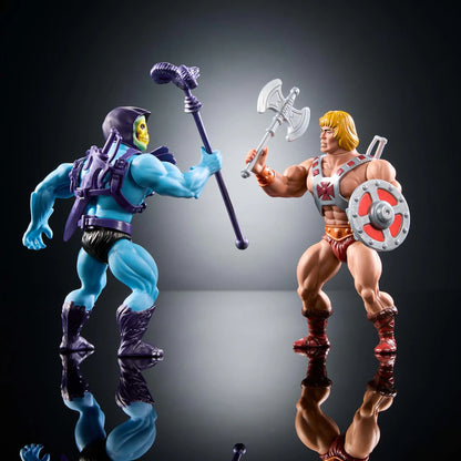 Masters Of The Universe Origins Paquete Retro de 80 aniversario Mattel Skeletor y He-Man