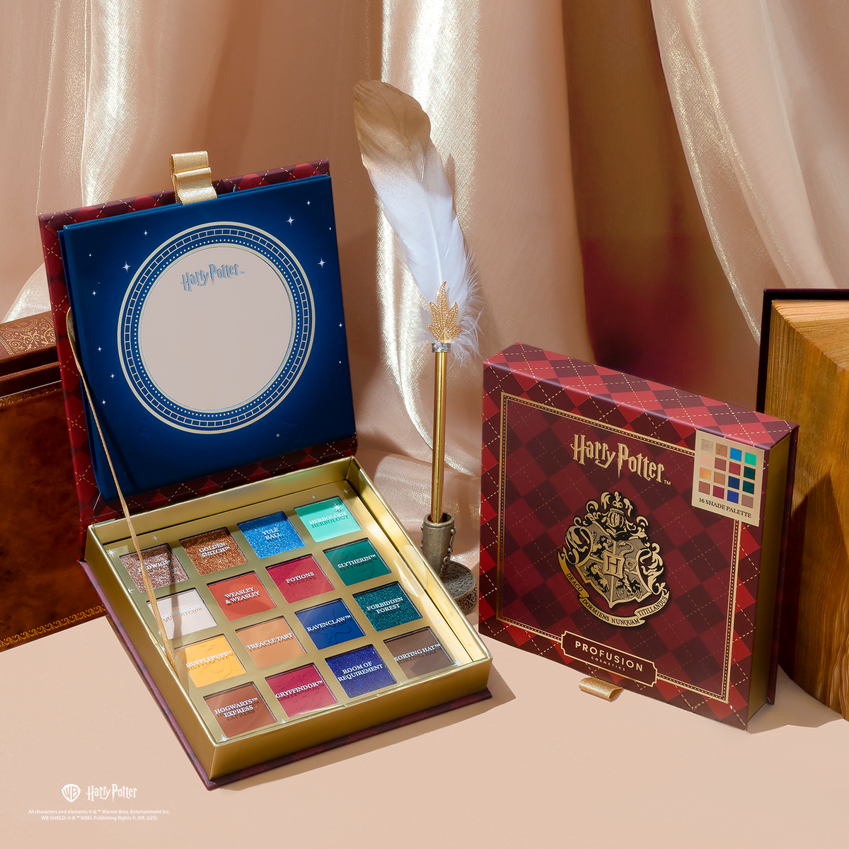 Harry Potter Holiday Hogwarts paleta 16 tonos lifestyle