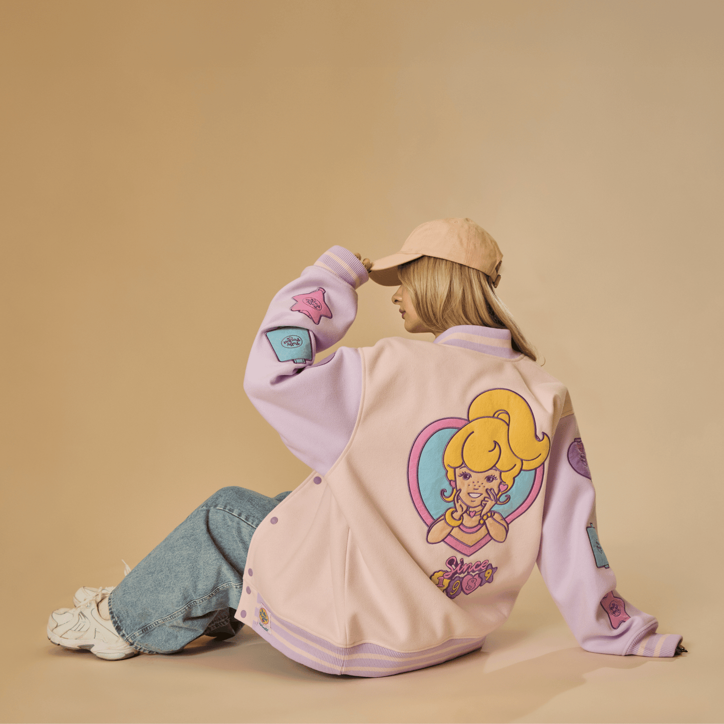 ⚠️PREVENTA IMPORTACIÓN Canadá Cakeworthy Polly Pocket Chamarra estilo varsity vintage Se enviará aprox 15-20 días habiles después de su compra (oversize)