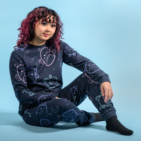 Pijama unisex de 2 piezas Squishmallows x Cakeworthy