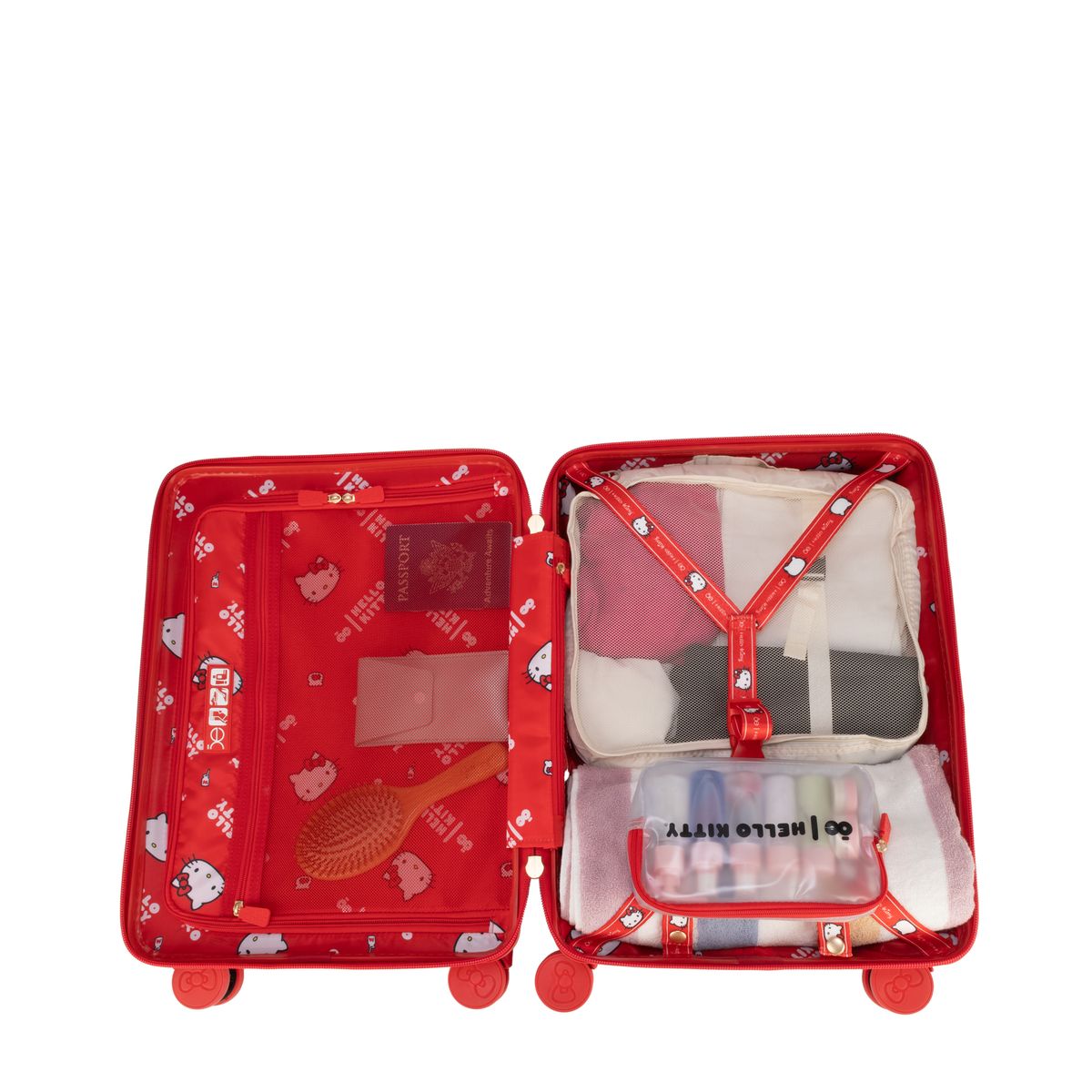 ⚠️ PREVENTA maleta 20 pulgadas Hello Kitty Cloe Original carry on Roja