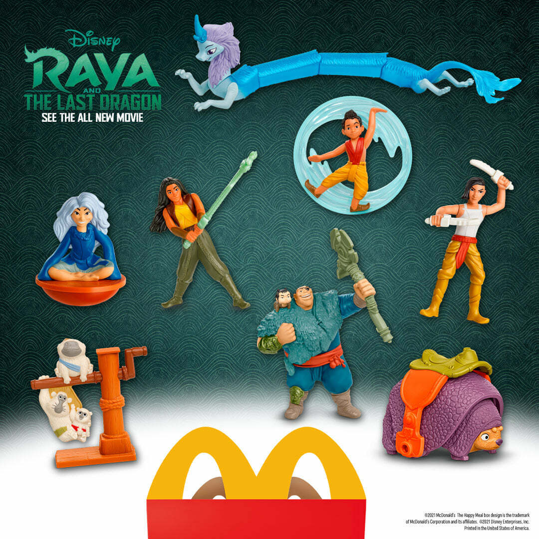 McDonald's Happy Meal año 2021 Raya