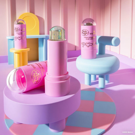 Polly Pocket Essence make up Blush Mágico en barra que cambia de color