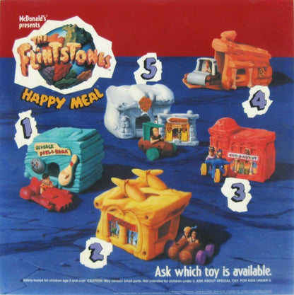 McDonald's Happy Meal Flintstones Picapiedra año 1993