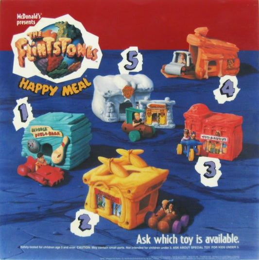 McDonald's Happy Meal Flintstones Picapiedra año 1993