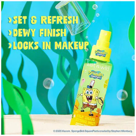 Bob esponja x Wet n Wild make up fixing spray