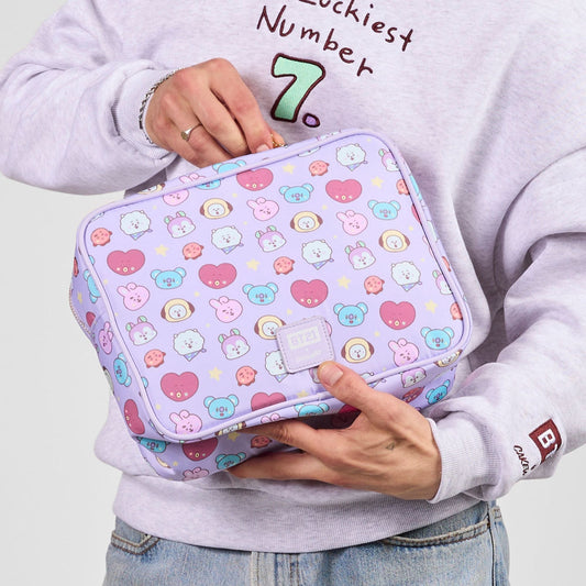 Pouch neceser cosmetiquera BT21 x Cakeworthy bolso organizador