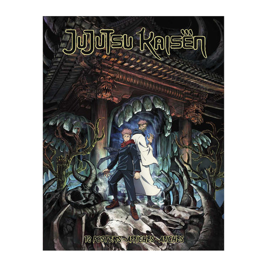 Libro de 12 posters Jujutsu kaisen tamaño carta