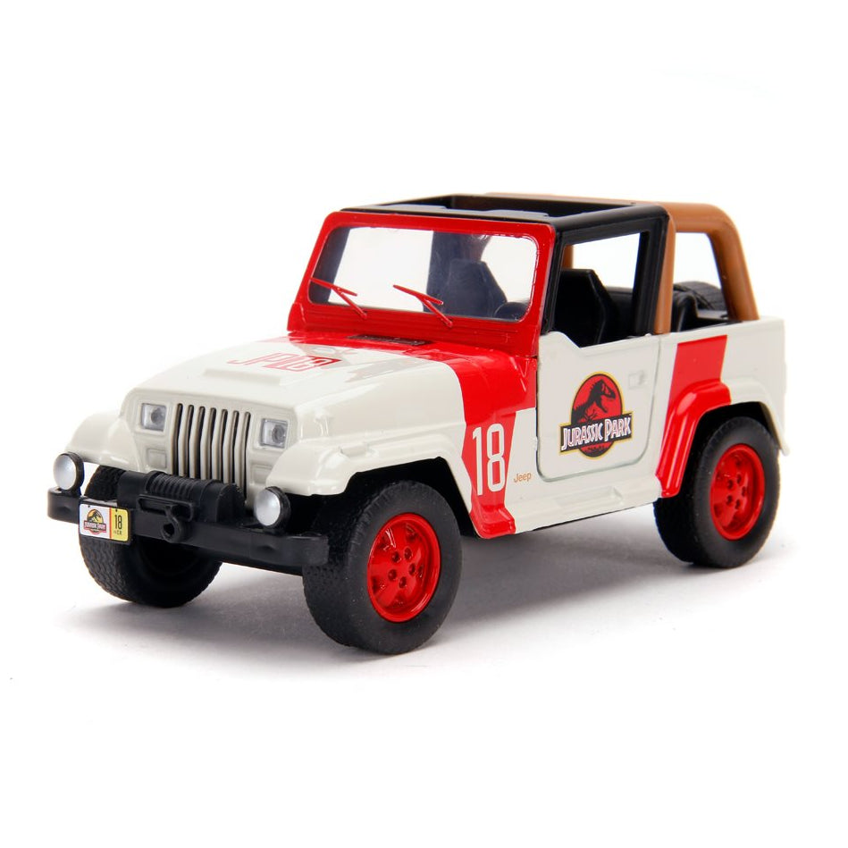 Jada Diecast Escala 1:32 Jurassic Park Jeep