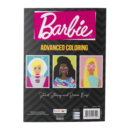 Libro para colorear Barbie Retro