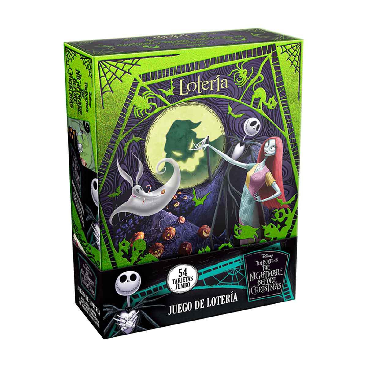 Lotería El Extraño Mundo de Jack (Nightmare Before Christmas) - 54 Tarjetas Jumbo