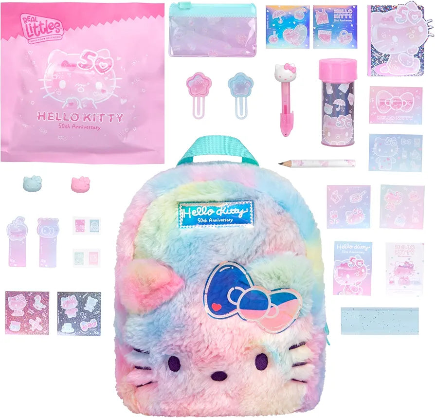 Real Littles Hello Kitty 50 aniversario Mochila pequeña