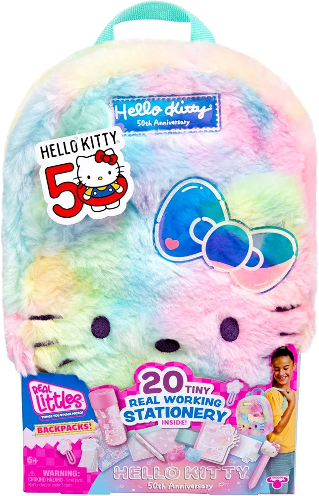 Real Littles Hello Kitty 50 aniversario Mochila pequeña