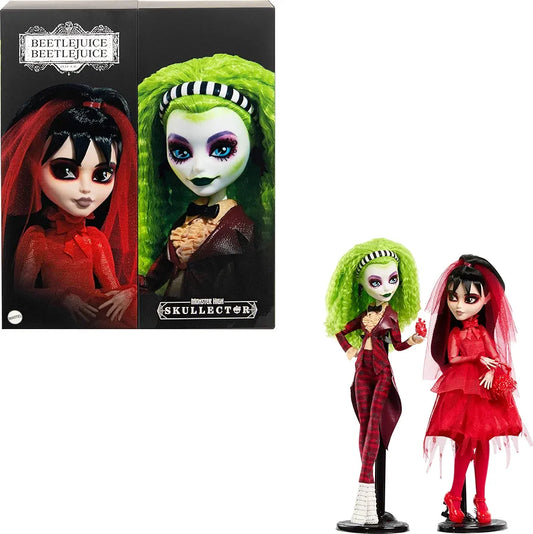 Monster High Collector Muñeca Skullector Bettlejuice Paquete de 2