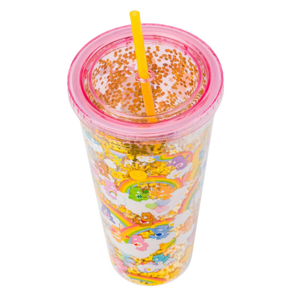 Care bears Vaso Tumbler acrílico con Popote