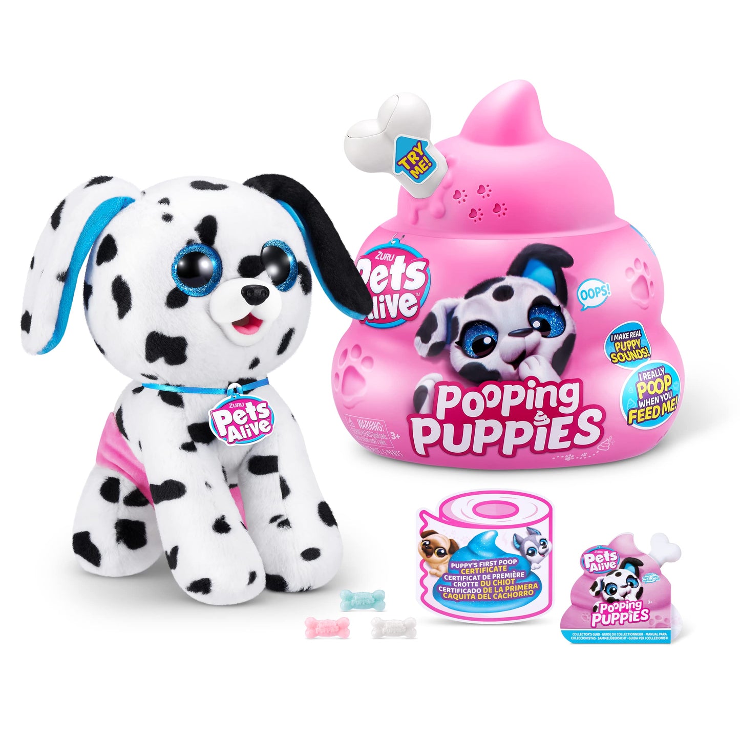 Pets Alive Pooping Puppies Sorpresa. Interactivo grande. Son sorpresa.