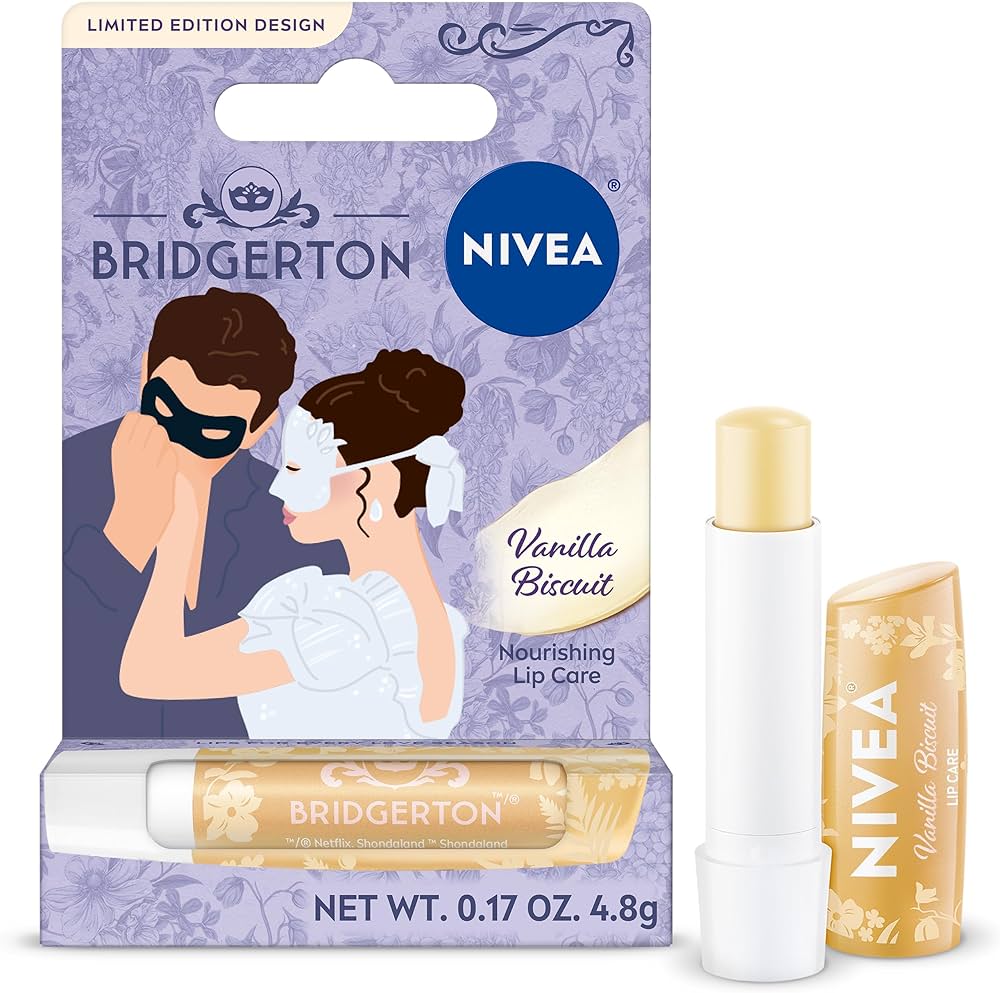 Bridgerton Nivea Labello balm Vanilla Biscuit