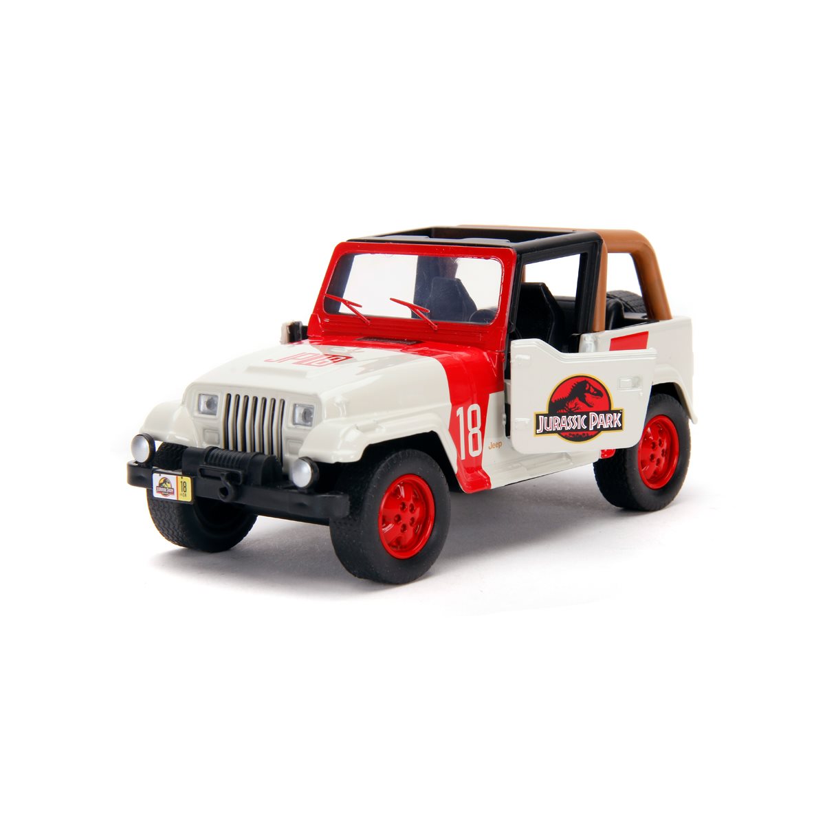 Jada Diecast Escala 1:32 Jurassic Park Jeep