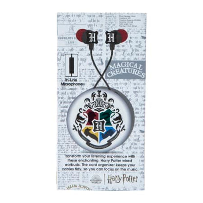 Audífonos Alámbricos con micrófono y con organizador de cable Harry Potter