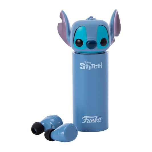 Audífonos inalámbricos earbuds Funko Estuche Recargable Stitch