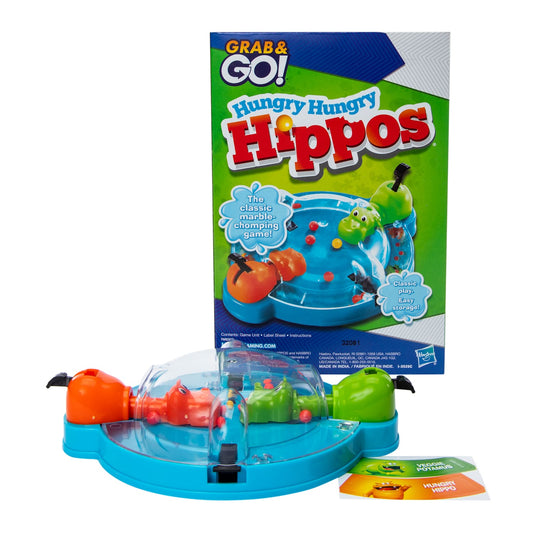 Mini juego Hungry Hippos Juego de mesa portatil Grab n Go