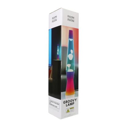 Lava lamp super retro! Aprox 44 cms Azul