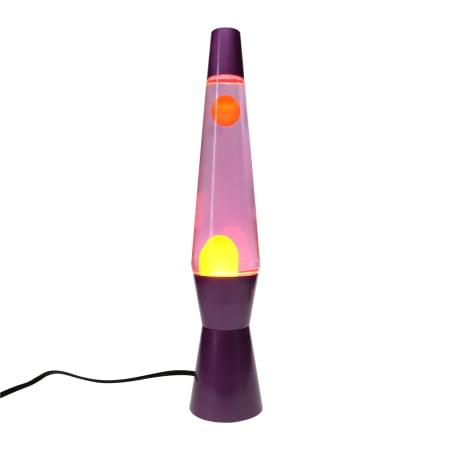 Lava lamp super retro! Aprox 44 cms Morado