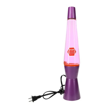 Lava lamp super retro! Aprox 44 cms Morado